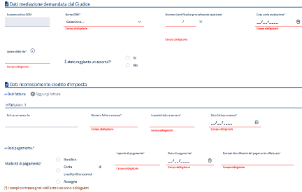 credito di imposta mediazione art 5